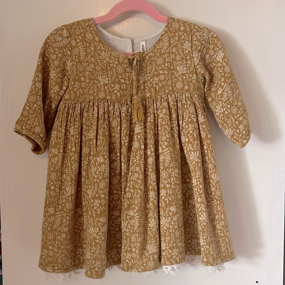 Wild Wawa Lailah Dress - Goldenrod